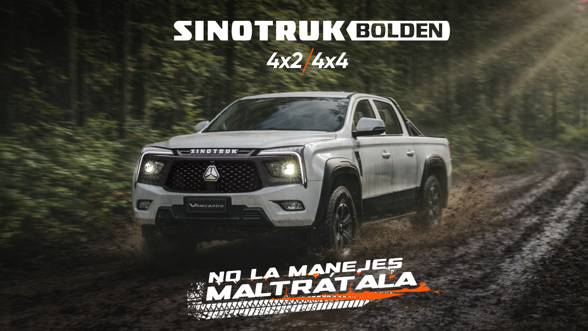 Camioneta Sinotruk 4x4 y 4x2 | Marca oficial de la vuelta al Ecuador | La nueva era ha comenzado 
