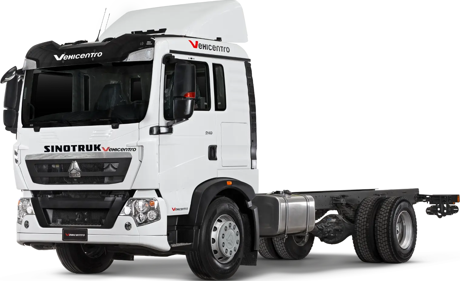 CAMIÓN Sinotruk 1167 12 TON de la serie T5G con 240 HP caballos de fuerza 2025 encuentralo en Vehicentro GS precio desde 57990 imagen tres cuartos