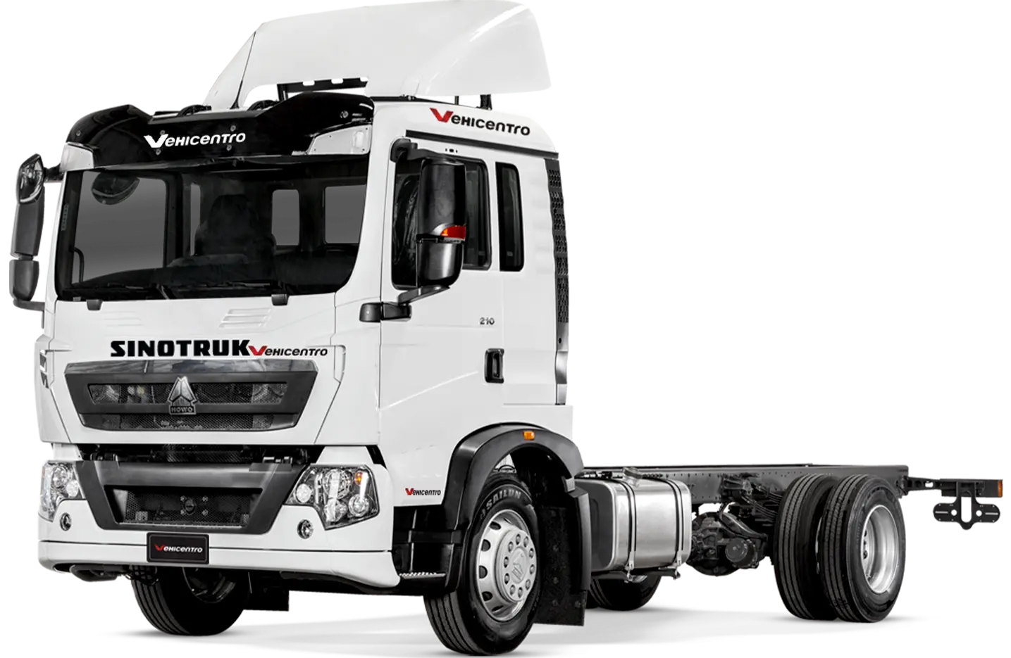 CAMIÓN Sinotruk 1167 9 TON de la serie T5G con 210 HP caballos de fuerza 2026 encuentralo en Vehicentro AM precio desde 49990 imagen tres cuartos