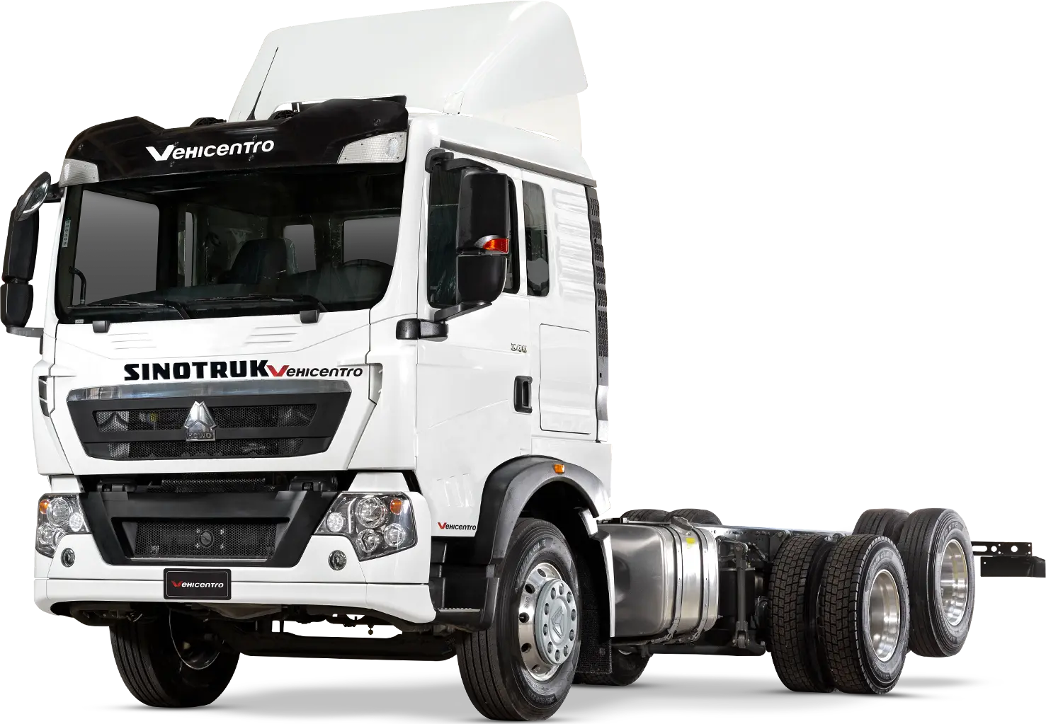 MULA Sinotruk 1257 18 TON de la serie T5G con 340 HP caballos de fuerza 2025 encuentralo en Vehicentro GJ precio desde 74990 imagen tres cuartos