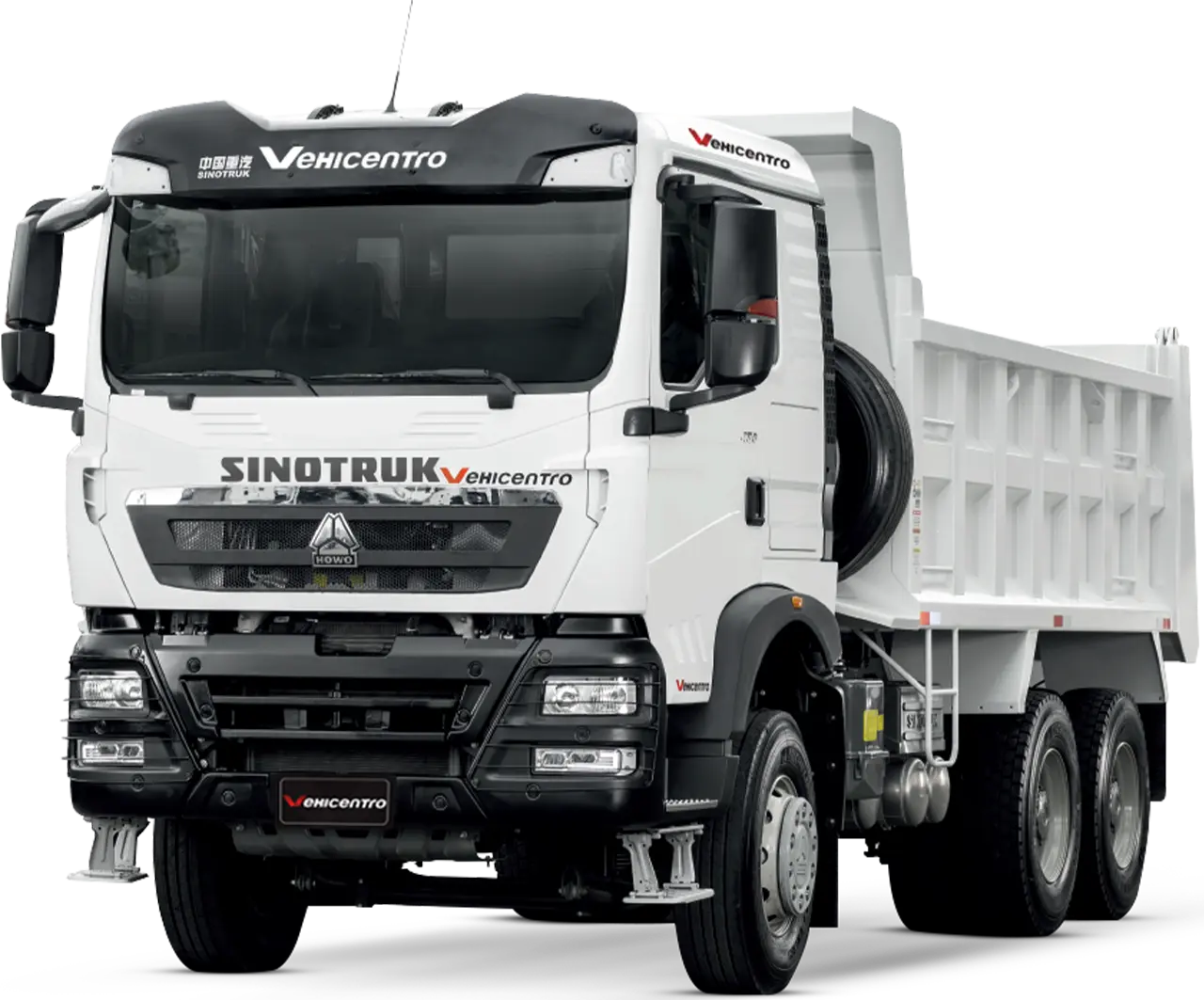 VOLQUETA Sinotruk 3257 10-14 M3 de la serie T7H con 430 HP caballos de fuerza 2025 encuentralo en Vehicentro AM precio desde 118090 imagen tres cuartos