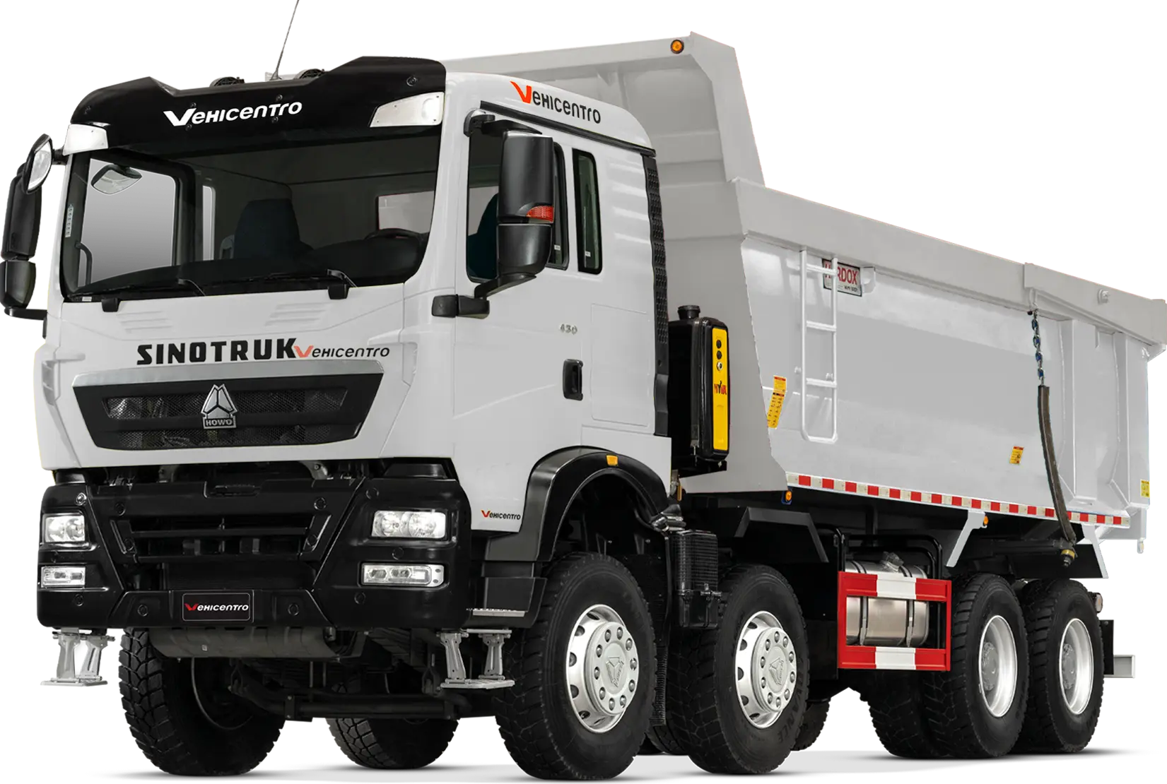 VOLQUETA Sinotruk 3317 20 M3 de la serie T7H con 430 HP caballos de fuerza 2025 encuentralo en Vehicentro . precio desde 124990 imagen tres cuartos