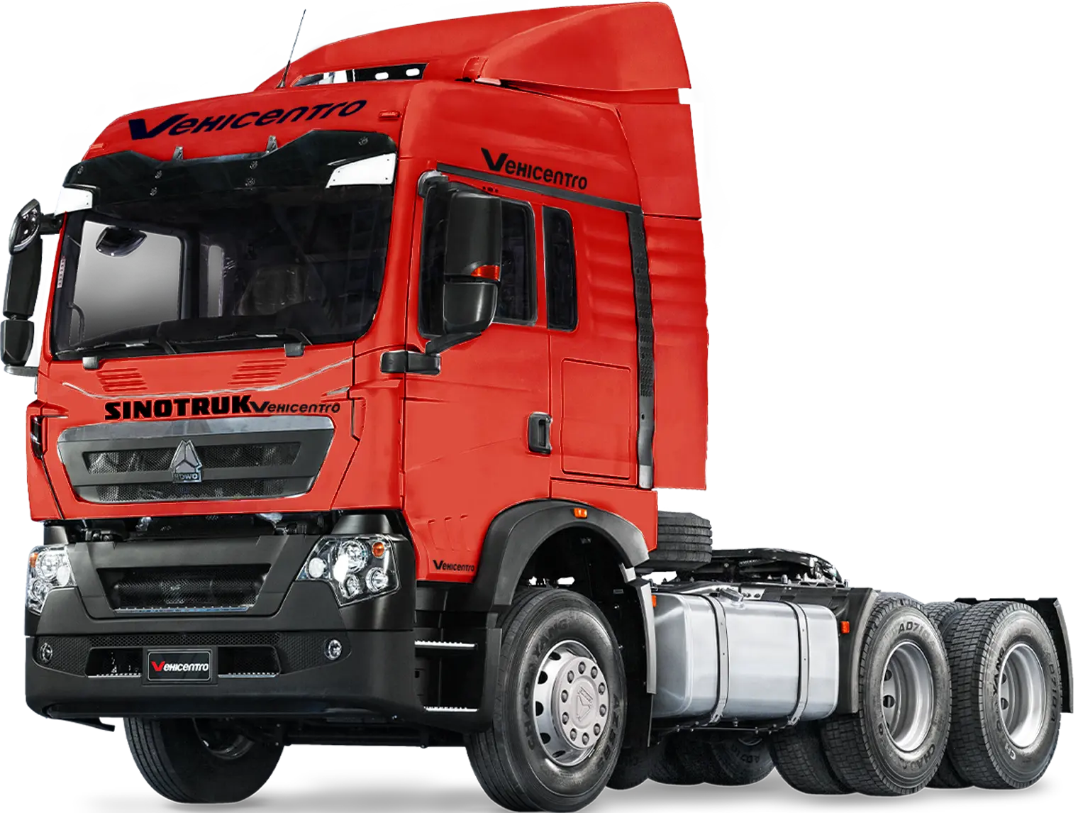 CABEZAL Sinotruk 4257 45 TON de la serie T7H con 430 HP caballos de fuerza 2024 encuentralo en Vehicentro MACHALA precio desde 89990 imagen tres cuartos