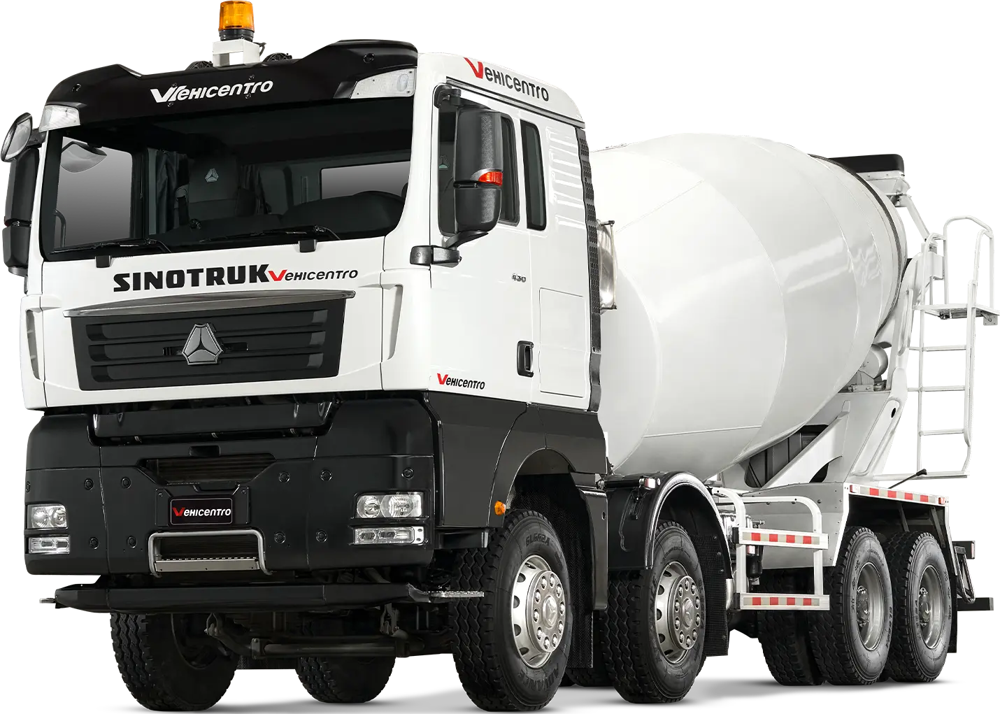 MIXER Sinotruk 430 12 M3 de la serie C7H con 430 HP caballos de fuerza 2025 encuentralo en Vehicentro . precio desde 140000 imagen tres cuartos