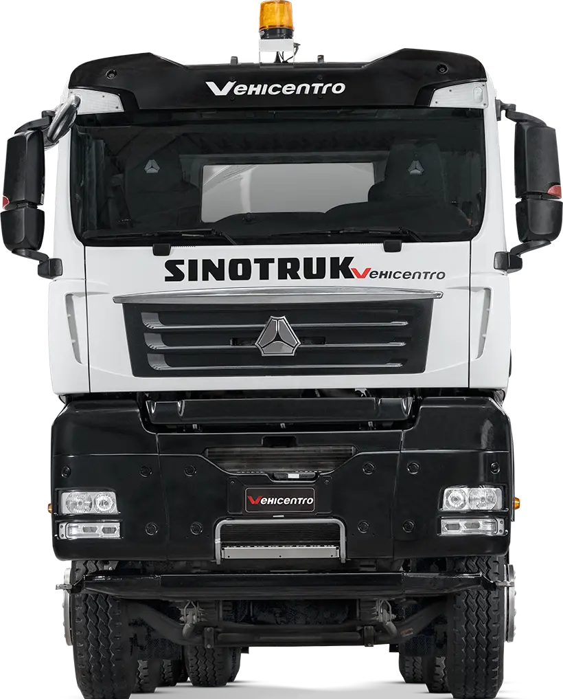 MIXER Sinotruk 430 12 M3 de la serie C7H con 430 HP caballos de fuerza 2025 encuentralo en Vehicentro . precio desde 140000 imagen frontal