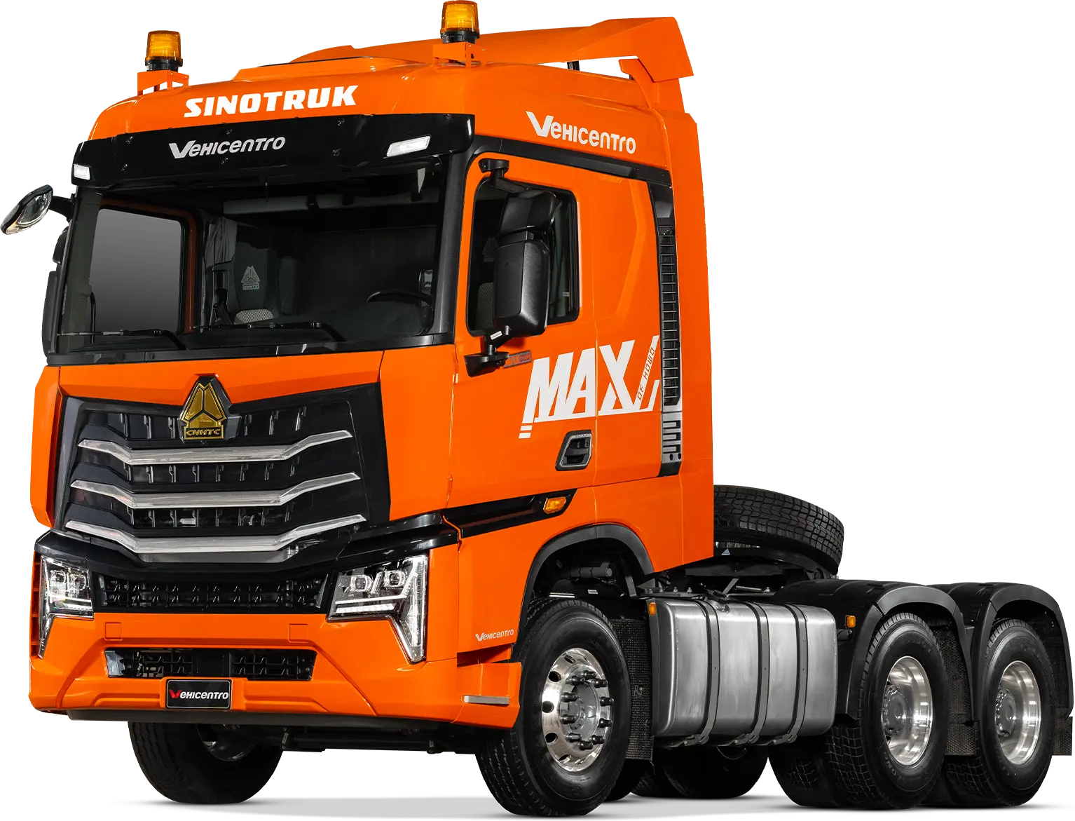 CABEZAL Sinotruk 530 48 TON de la serie MAX con 530 HP caballos de fuerza 2025 encuentralo en Vehicentro AMBATO precio desde 94990 con un bono de 5.000 imagen tres cuartos